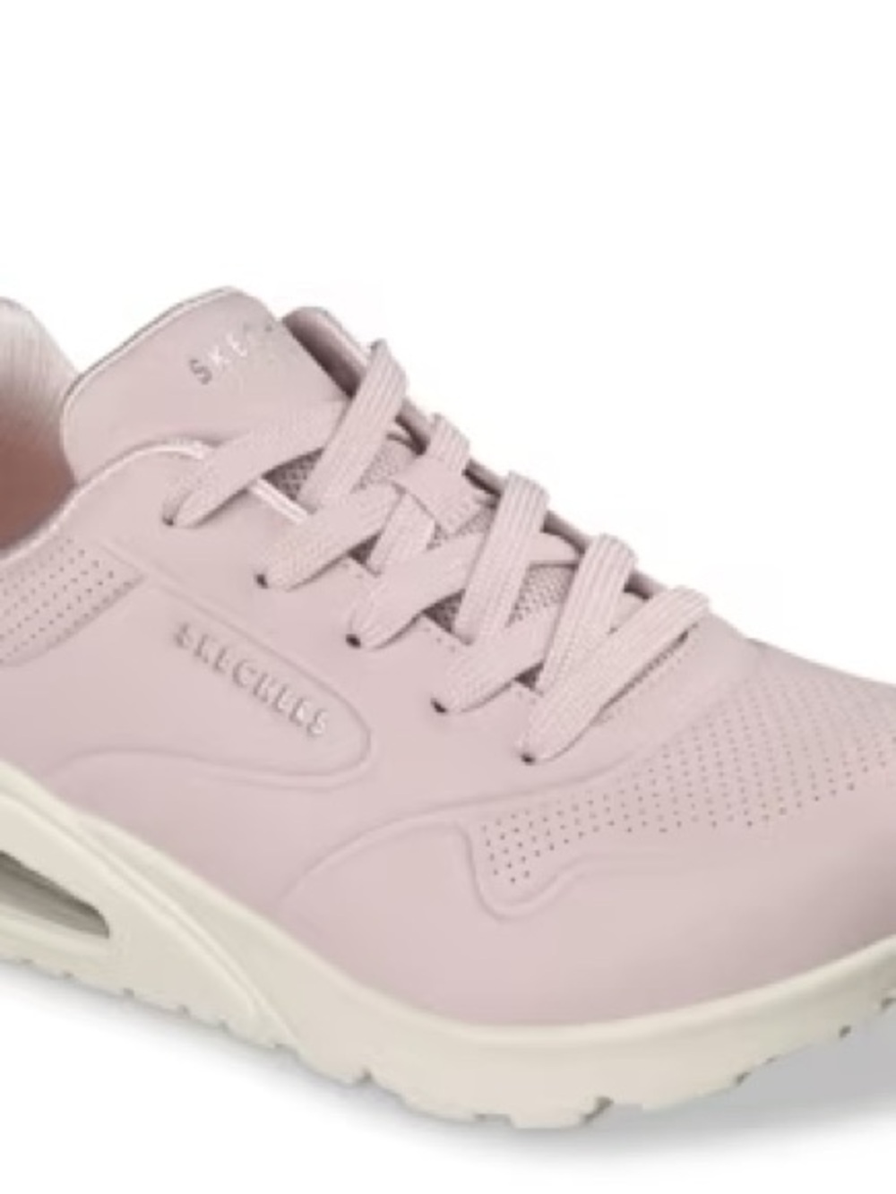 Skechers Women's Blush Pink Lace-Up Athletic Sneakers